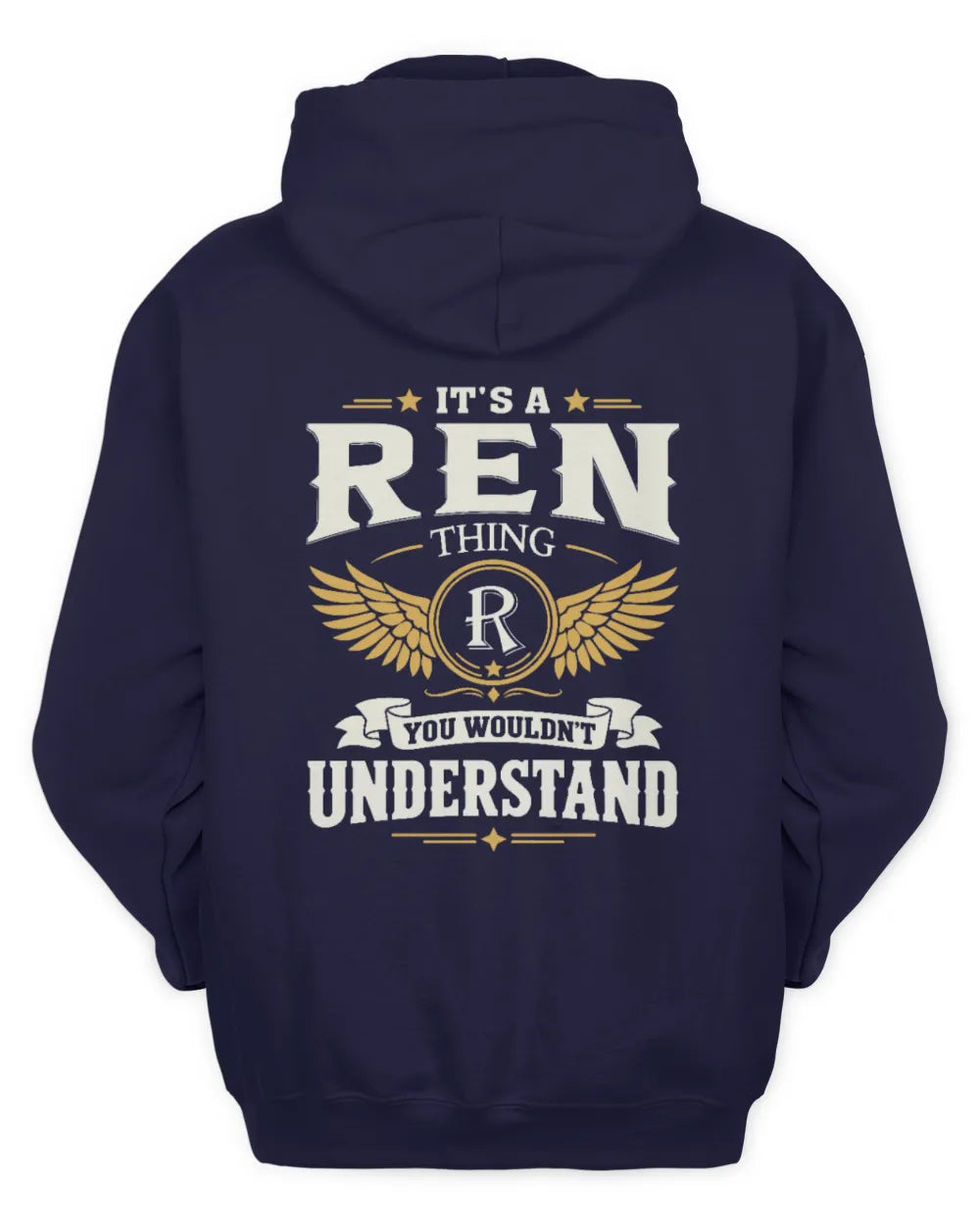 REN KT06-M008 It’s a [NAME] Thing – You Wouldn’t Understand | Personalized Vintage T-Shirt - Unisex Hoodie - Navy