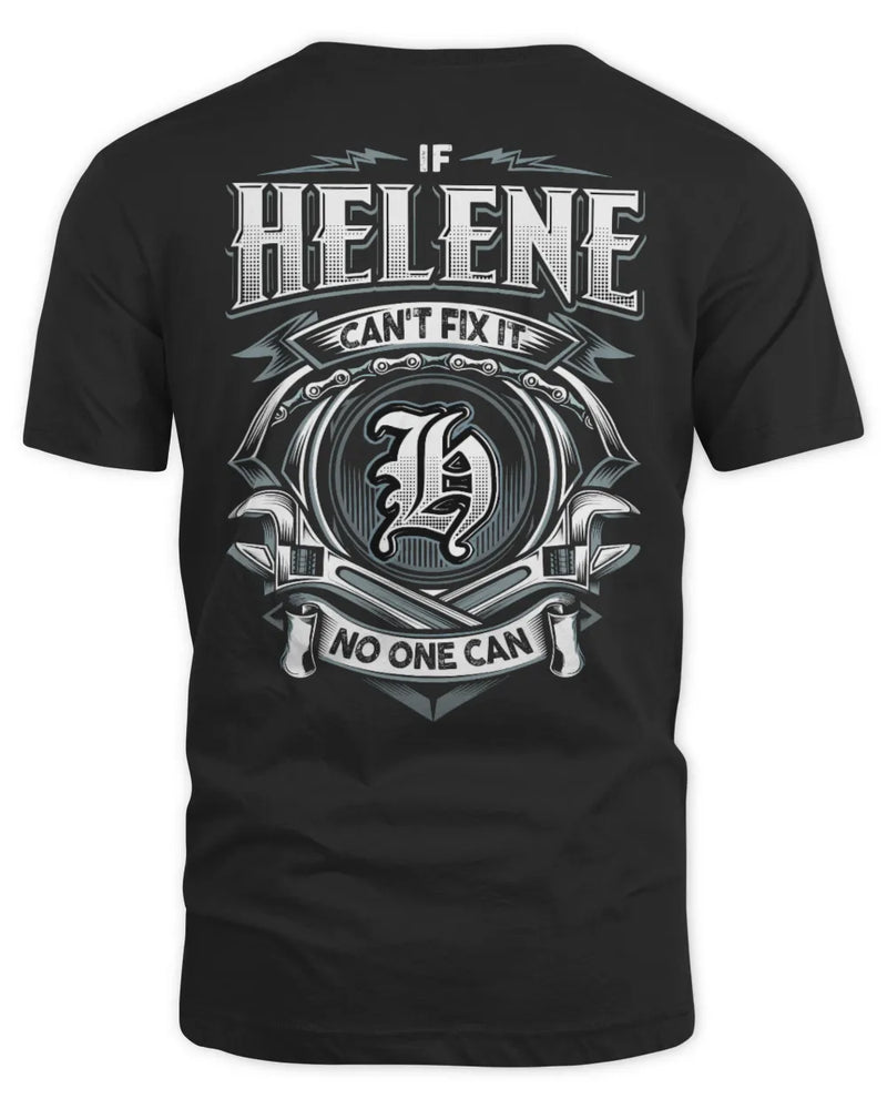 HELENE AP81-K4-626 - Personalized Ahmed Quote Apparel “If Ahmed Can't Fix It, No One Can” - Unisex Standard T-Shirt - Black