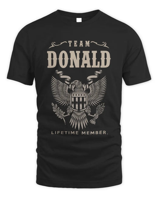 DONALD TP06-K82 – Personalized Classic Style Apparel “Team NAME Lifetime Member”