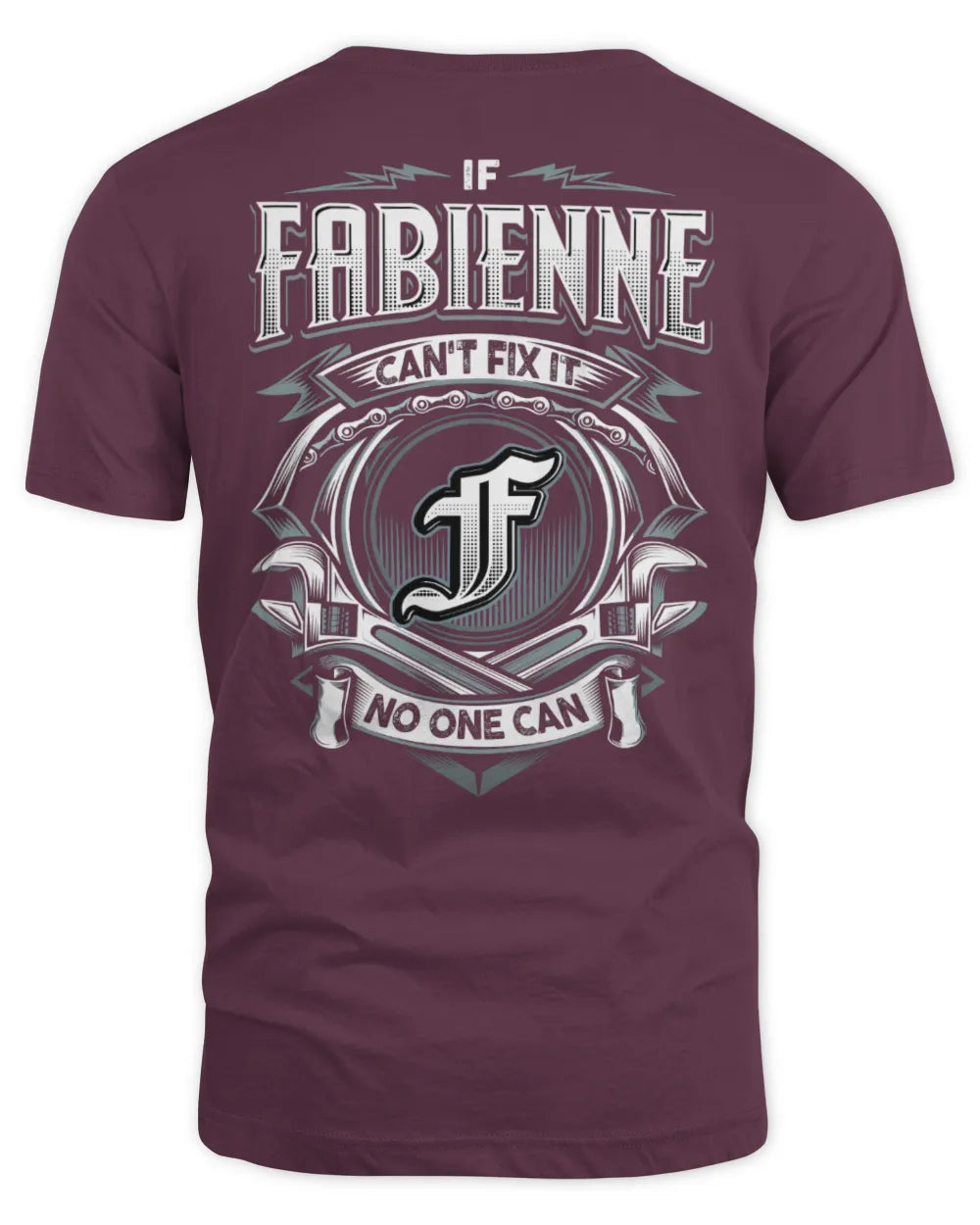 FABIENNE AP81-K4-626 - Personalized Ahmed Quote Apparel “If Ahmed Can't Fix It, No One Can” - Unisex Standard T-Shirt - Maroon