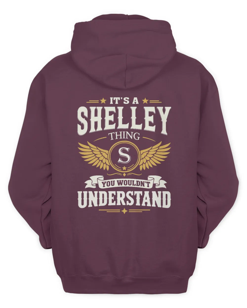 SHELLEY KT06-M008 It’s a [NAME] Thing – You Wouldn’t Understand | Personalized Vintage T-Shirt - Unisex Hoodie - Maroon