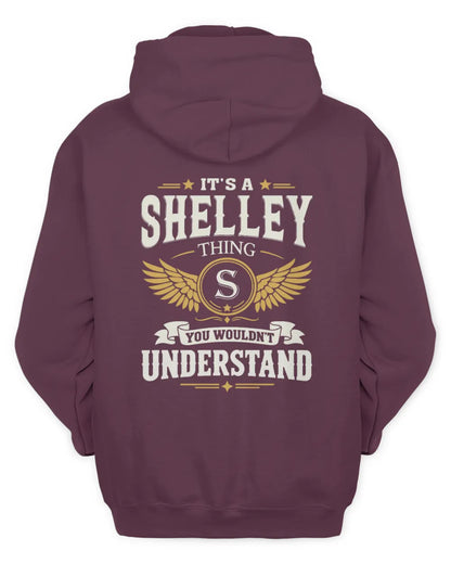 SHELLEY KT06-M008 It’s a [NAME] Thing – You Wouldn’t Understand | Personalized Vintage T-Shirt - Unisex Hoodie - Maroon