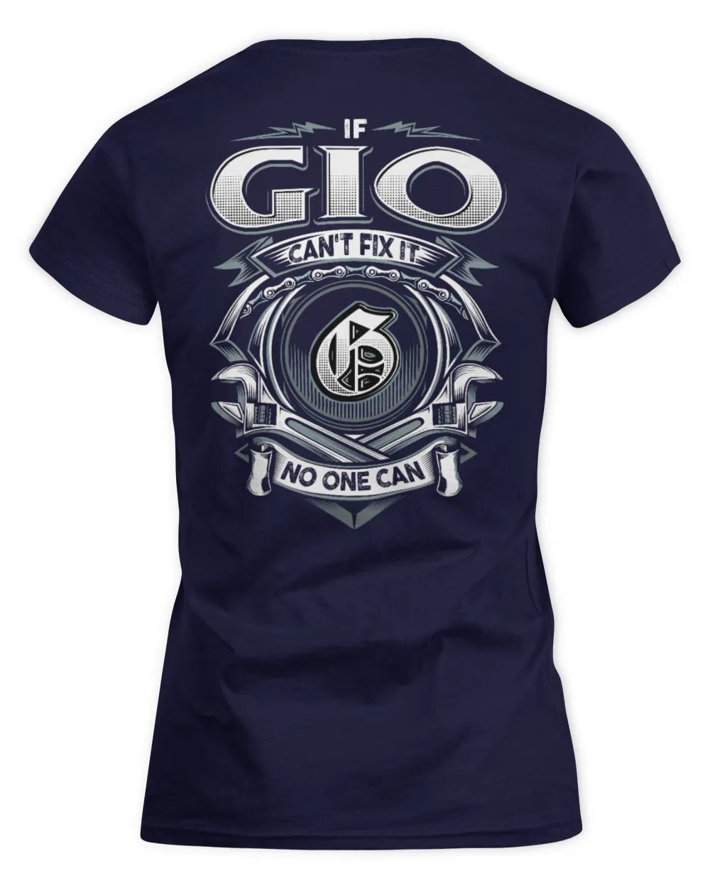 GIO AP81-K4-626 - Personalized Ahmed Quote Apparel “If Ahmed Can't Fix It, No One Can” - Women's Standard T-Shirt - Navy