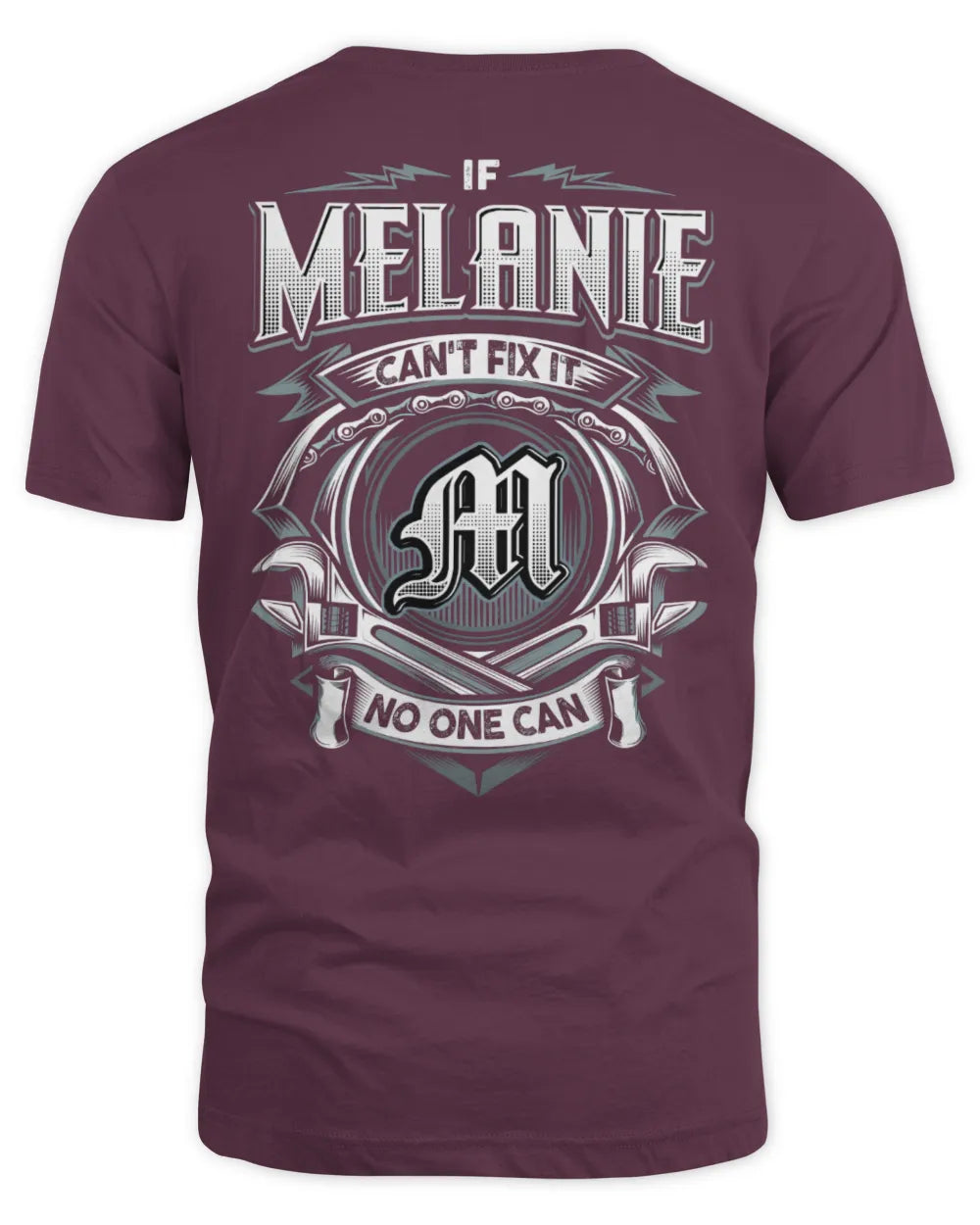 MELANIE AP81-K4-626 - Personalized Ahmed Quote Apparel “If Ahmed Can't Fix It, No One Can” - Unisex Standard T-Shirt - Maroon