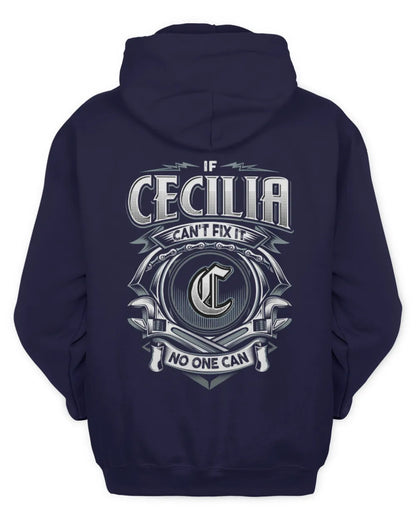 CECILIA AP81-K4-626 - Personalized Ahmed Quote Apparel “If Ahmed Can't Fix It, No One Can” - Unisex Hoodie - Navy