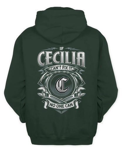 CECILIA AP81-K4-626 - Personalized Ahmed Quote Apparel “If Ahmed Can't Fix It, No One Can” - Unisex Hoodie - Forest Green
