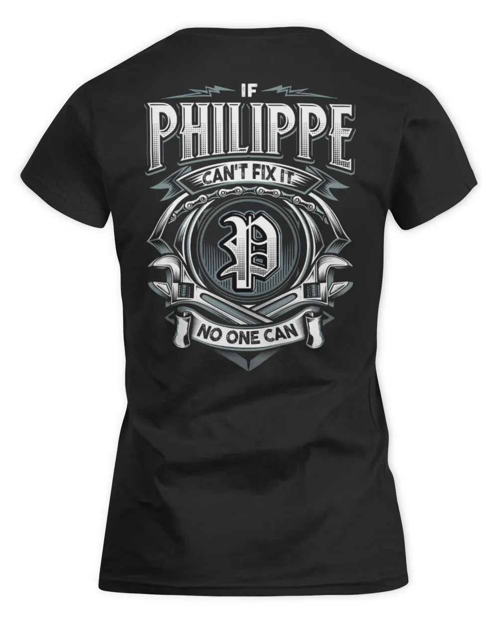 PHILIPPE AP81-K4-626 - Personalized Ahmed Quote Apparel “If Ahmed Can't Fix It, No One Can” - Women's Standard T-Shirt - Black