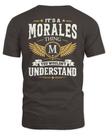 MORALES KT06-M008 It’s a [NAME] Thing – You Wouldn’t Understand | Personalized Vintage T-Shirt - Unisex Standard T-Shirt - Dark Chocolate