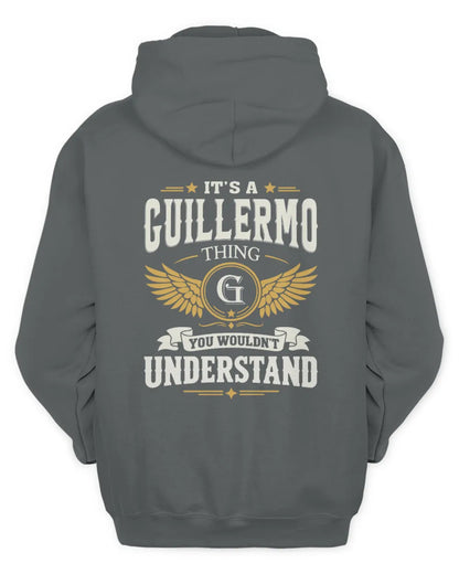 GUILLERMO KT06-M008 It’s a [NAME] Thing – You Wouldn’t Understand | Personalized Vintage T-Shirt - Unisex Hoodie - Charcoal