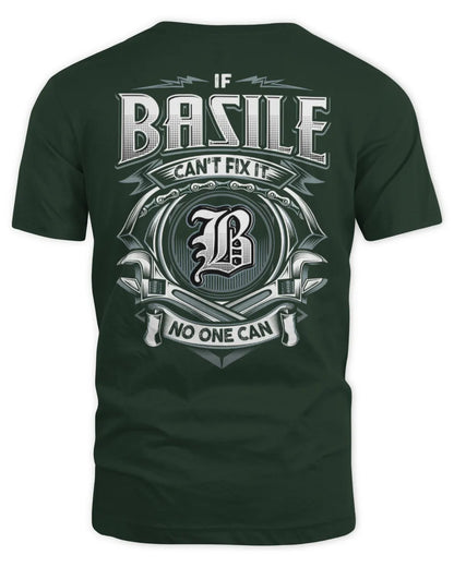BASILE AP81-K4-626 - Personalized Ahmed Quote Apparel “If Ahmed Can't Fix It, No One Can” - Unisex Standard T-Shirt - Forest Green