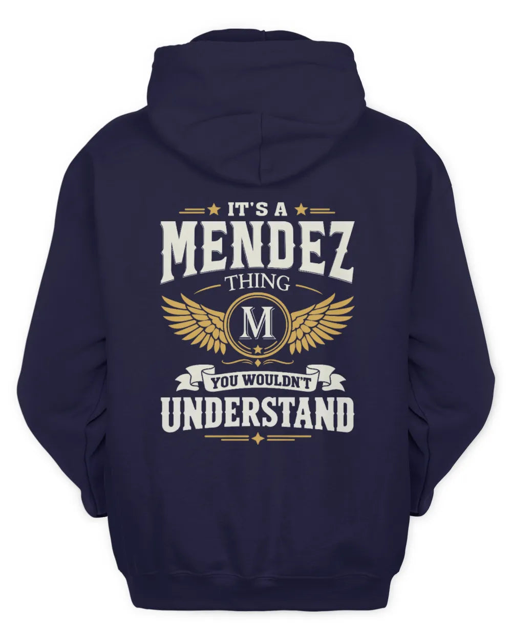 MENDEZ KT06-M008 It’s a [NAME] Thing – You Wouldn’t Understand | Personalized Vintage T-Shirt - Unisex Hoodie - Navy