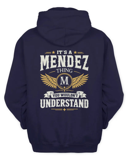 MENDEZ KT06-M008 It’s a [NAME] Thing – You Wouldn’t Understand | Personalized Vintage T-Shirt - Unisex Hoodie - Navy