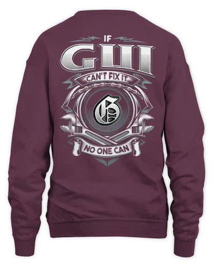 GUI AP81-K4-626 - Personalized Ahmed Quote Apparel “If Ahmed Can't Fix It, No One Can” - Unisex Sweatshirt - Maroon