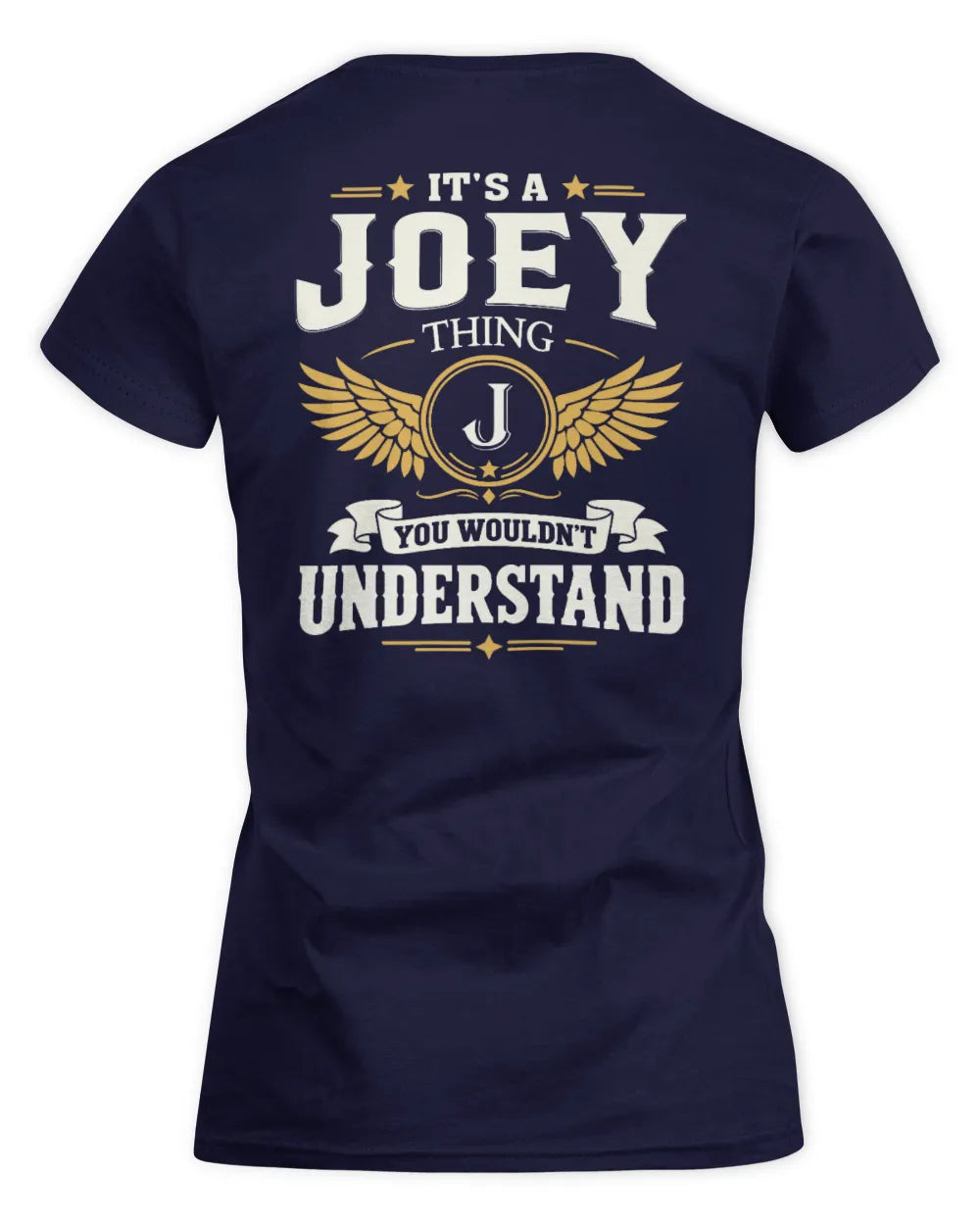 JOEY KT06-M008 It’s a [NAME] Thing – You Wouldn’t Understand | Personalized Vintage T-Shirt - Women's Standard T-Shirt - Navy