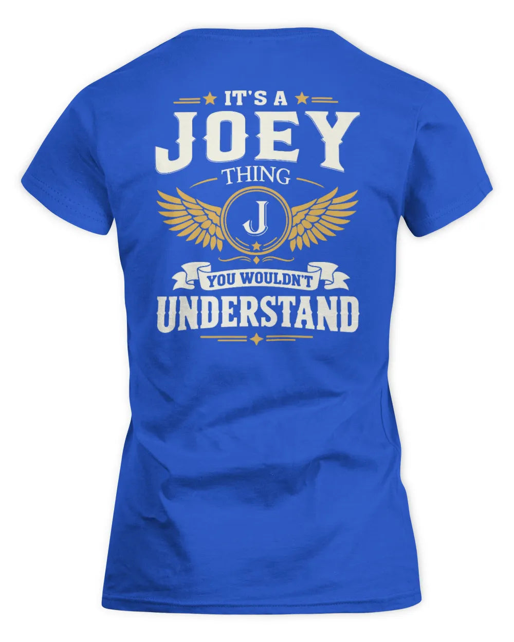 JOEY KT06-M008 It’s a [NAME] Thing – You Wouldn’t Understand | Personalized Vintage T-Shirt - Women's Standard T-Shirt - Royal