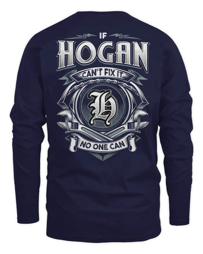 HOGAN AP81-K4-626 - Personalized Ahmed Quote Apparel “If Ahmed Can't Fix It, No One Can” - Men's Long Sleeved T-Shirt - Navy