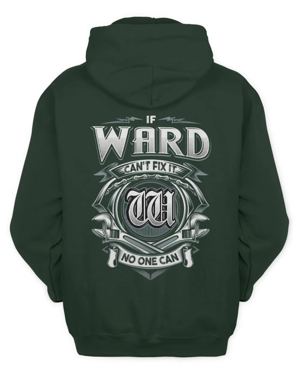 WARD AP81-K4-626 - Personalized Ahmed Quote Apparel “If Ahmed Can't Fix It, No One Can” - Unisex Hoodie - Forest Green