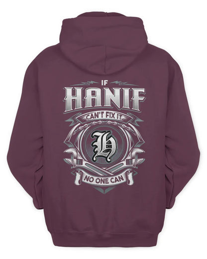 HANIF AP81-K4-626 - Personalized Ahmed Quote Apparel “If Ahmed Can't Fix It, No One Can” - Unisex Hoodie - Maroon