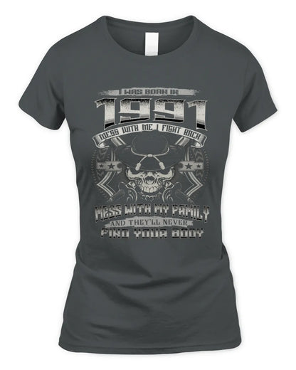 1991 HH89-K2 – Protective Family Quote T-Shirt - Women's Standard T-Shirt - Charcoal