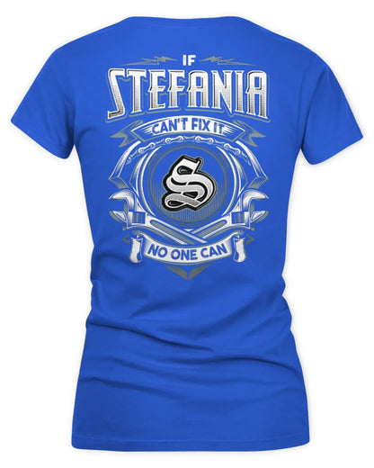 STEFANIA AP81-K4-626 - Personalized Ahmed Quote Apparel “If Ahmed Can't Fix It, No One Can” - Women's V-Neck T-Shirt - Royal