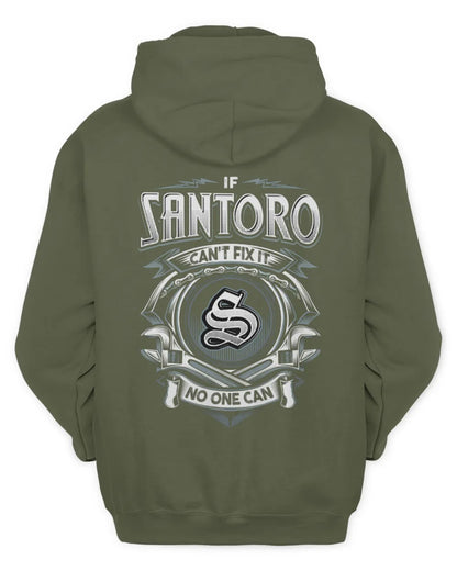 SANTORO AP81-K4-626 - Personalized Ahmed Quote Apparel “If Ahmed Can't Fix It, No One Can” - Unisex Hoodie - Military Green