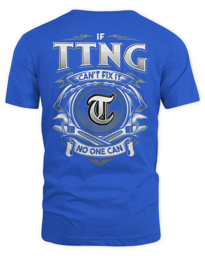 TTNG AP81-K4-626 - Personalized Ahmed Quote Apparel “If Ahmed Can't Fix It, No One Can” - Unisex Standard T-Shirt - Royal