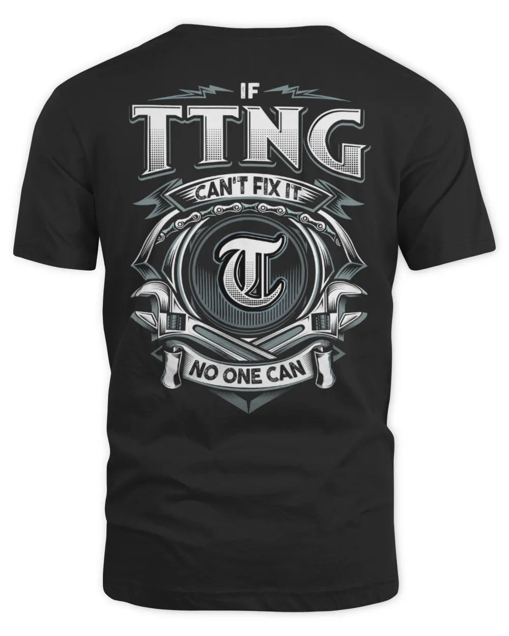 TTNG AP81-K4-626 - Personalized Ahmed Quote Apparel “If Ahmed Can't Fix It, No One Can” - Unisex Standard T-Shirt - Black