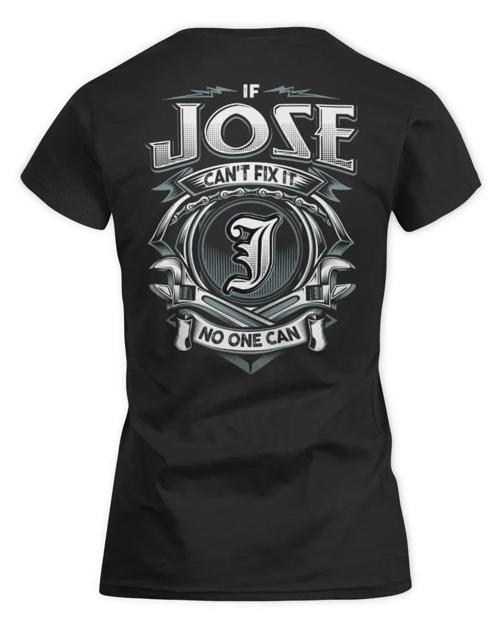 JOSE AP81-K4-626 - Personalized Ahmed Quote Apparel “If Ahmed Can't Fix It, No One Can” - Women's Standard T-Shirt - Black