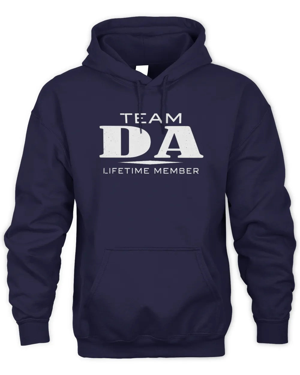 DA BL62-K4-128 - Personalized “Team NAME Lifetime Member” - Unisex Hoodie - Navy