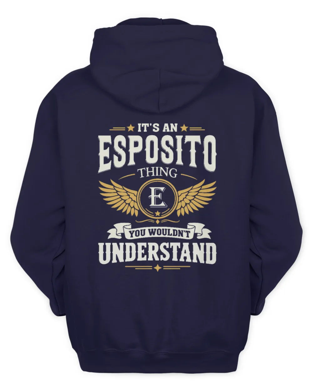 ESPOSITO KT06-M008 It’s a [NAME] Thing – You Wouldn’t Understand | Personalized Vintage T-Shirt - Unisex Hoodie - Navy