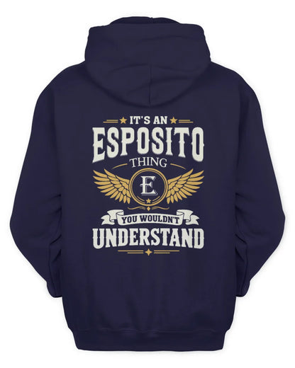 ESPOSITO KT06-M008 It’s a [NAME] Thing – You Wouldn’t Understand | Personalized Vintage T-Shirt - Unisex Hoodie - Navy