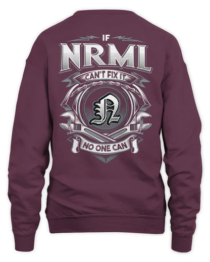 NRML AP81-K4-626 - Personalized Ahmed Quote Apparel “If Ahmed Can't Fix It, No One Can” - Unisex Sweatshirt - Maroon