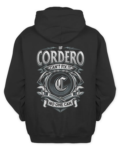 CORDERO AP81-K4-626 - Personalized Ahmed Quote Apparel “If Ahmed Can't Fix It, No One Can” - Unisex Hoodie - Black
