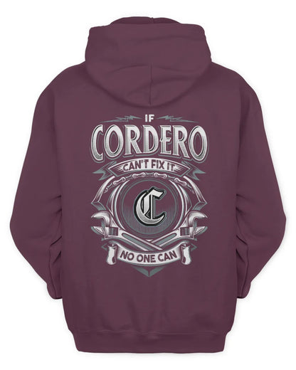 CORDERO AP81-K4-626 - Personalized Ahmed Quote Apparel “If Ahmed Can't Fix It, No One Can” - Unisex Hoodie - Maroon