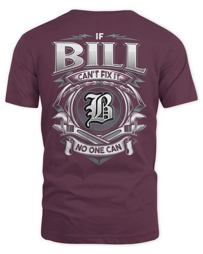 BILL AP81-K4-626 - Personalized Ahmed Quote Apparel “If Ahmed Can't Fix It, No One Can” - Unisex Standard T-Shirt - Maroon