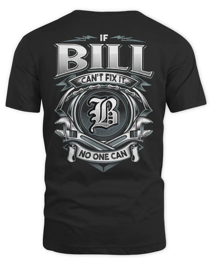 BILL AP81-K4-626 - Personalized Ahmed Quote Apparel “If Ahmed Can't Fix It, No One Can” - Unisex Standard T-Shirt - Black