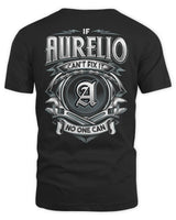 AURELIO AP81-K4-626 - Personalized Ahmed Quote Apparel “If Ahmed Can't Fix It, No One Can” - Unisex Standard T-Shirt - Black