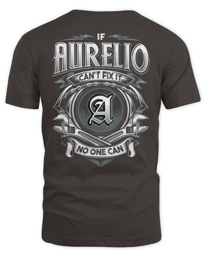 AURELIO AP81-K4-626 - Personalized Ahmed Quote Apparel “If Ahmed Can't Fix It, No One Can” - Unisex Standard T-Shirt - Dark Chocolate