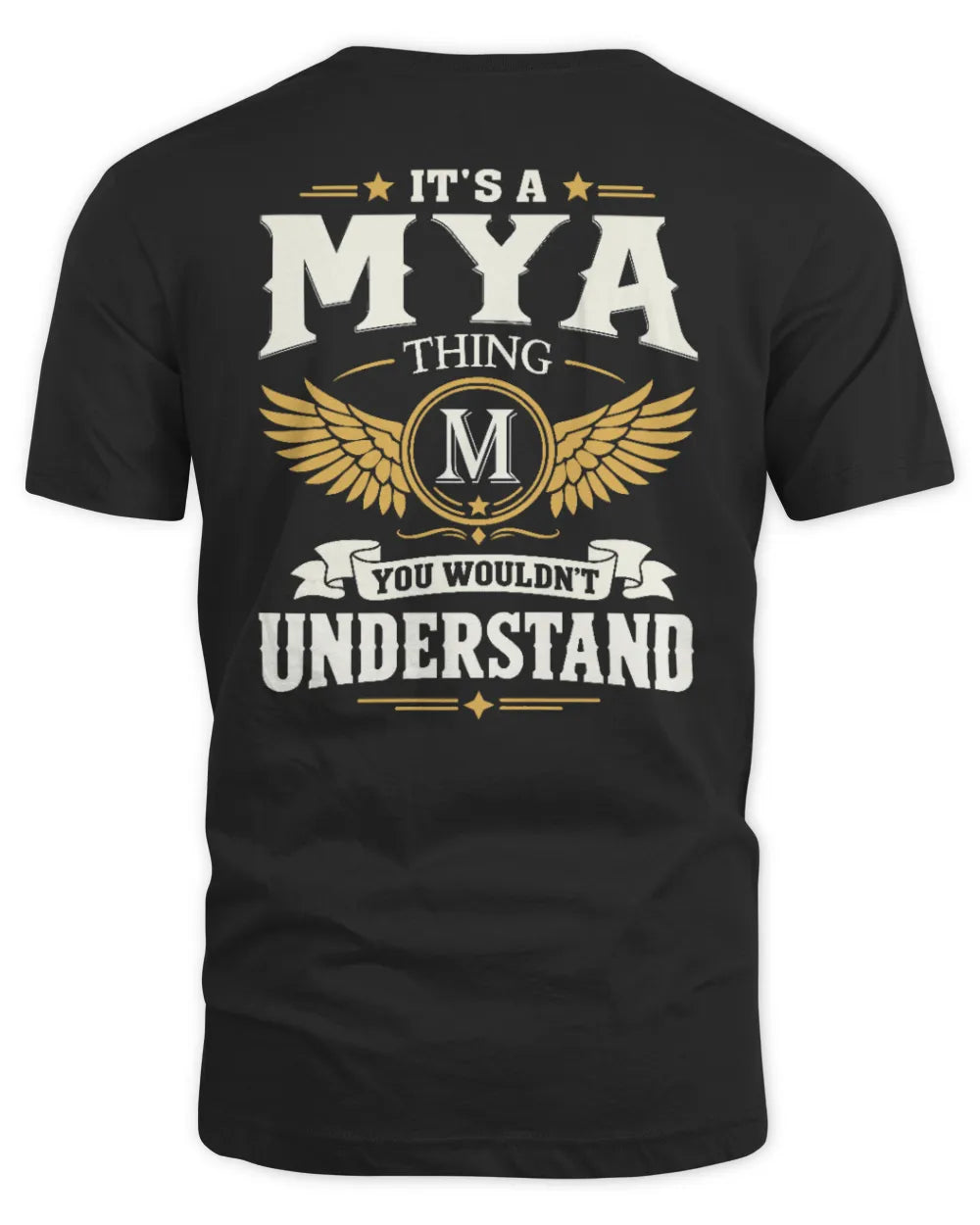 MYA KT06-M008 It’s a [NAME] Thing – You Wouldn’t Understand | Personalized Vintage T-Shirt - Unisex Standard T-Shirt - Black
