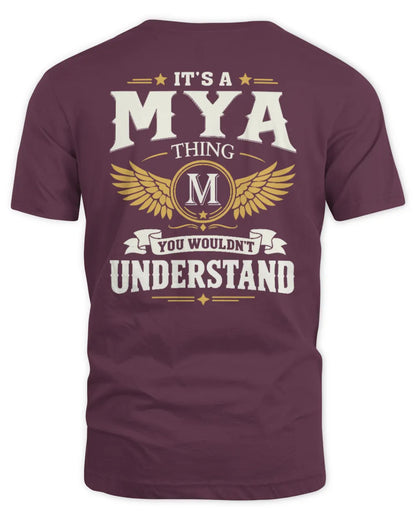 MYA KT06-M008 It’s a [NAME] Thing – You Wouldn’t Understand | Personalized Vintage T-Shirt - Unisex Standard T-Shirt - Maroon