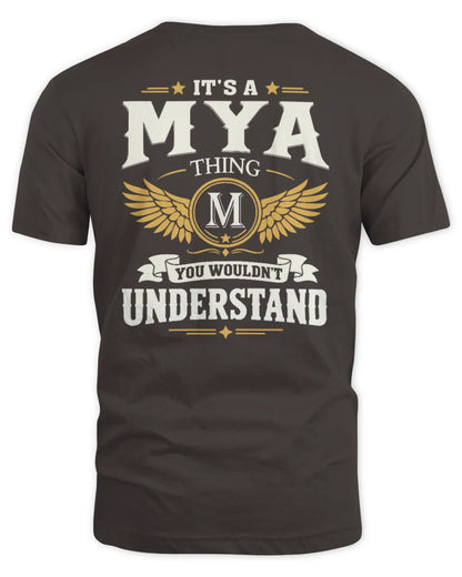 MYA KT06-M008 It’s a [NAME] Thing – You Wouldn’t Understand | Personalized Vintage T-Shirt - Unisex Standard T-Shirt - Dark Chocolate
