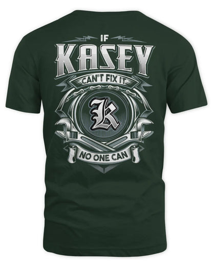 KASEY AP81-K4-626 - Personalized Ahmed Quote Apparel “If Ahmed Can't Fix It, No One Can” - Unisex Standard T-Shirt - Forest Green