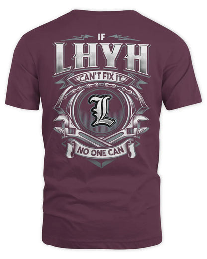 LHYH AP81-K4-626 - Personalized Ahmed Quote Apparel “If Ahmed Can't Fix It, No One Can” - Unisex Standard T-Shirt - Maroon