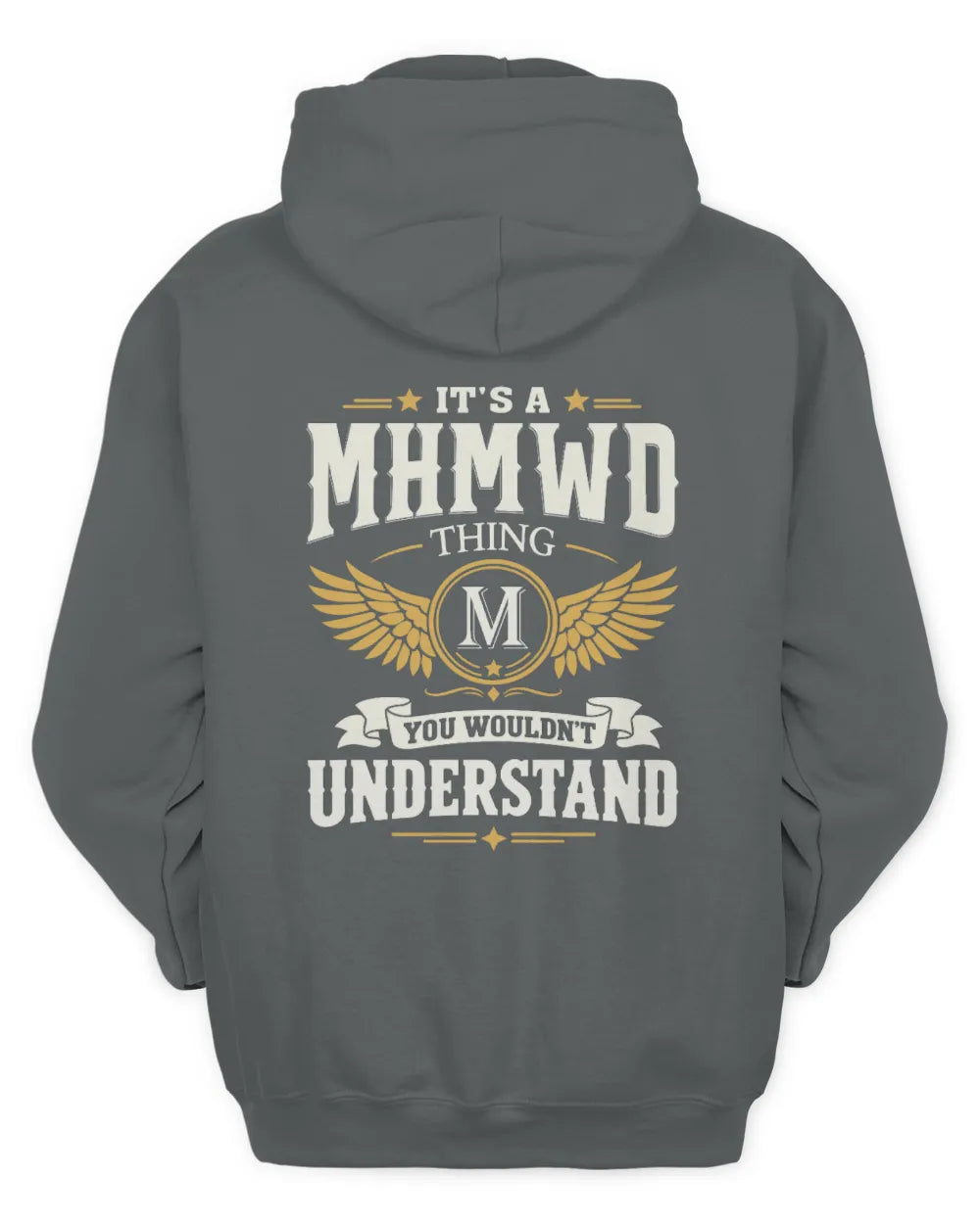 MHMWD KT06-M008 It’s a [NAME] Thing – You Wouldn’t Understand | Personalized Vintage T-Shirt - Unisex Hoodie - Charcoal