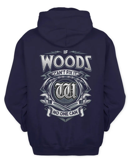 WOODS AP81-K4-626 - Personalized Ahmed Quote Apparel “If Ahmed Can't Fix It, No One Can” - Unisex Hoodie - Navy