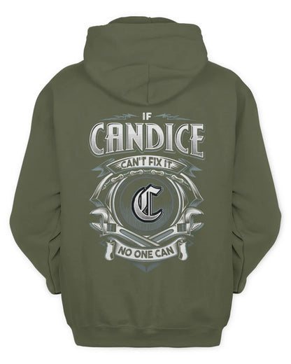 CANDICE AP81-K4-626 - Personalized Ahmed Quote Apparel “If Ahmed Can't Fix It, No One Can” - Unisex Hoodie - Military Green
