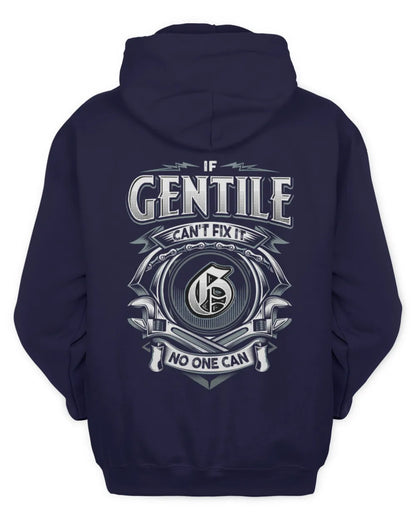 GENTILE AP81-K4-626 - Personalized Ahmed Quote Apparel “If Ahmed Can't Fix It, No One Can” - Unisex Hoodie - Navy