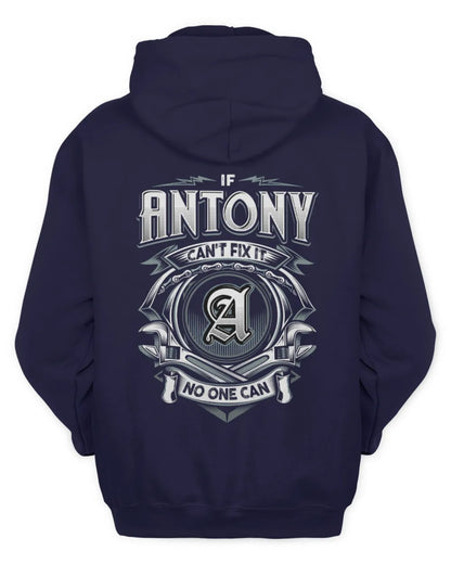 ANTONY AP81-K4-626 - Personalized Ahmed Quote Apparel “If Ahmed Can't Fix It, No One Can” - Unisex Hoodie - Navy