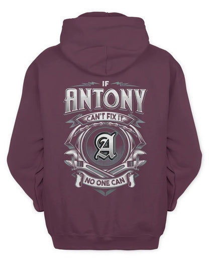 ANTONY AP81-K4-626 - Personalized Ahmed Quote Apparel “If Ahmed Can't Fix It, No One Can” - Unisex Hoodie - Maroon