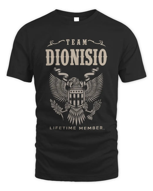 DIONISIO TP06-K82 – Personalized Classic Style Apparel “Team NAME Lifetime Member”